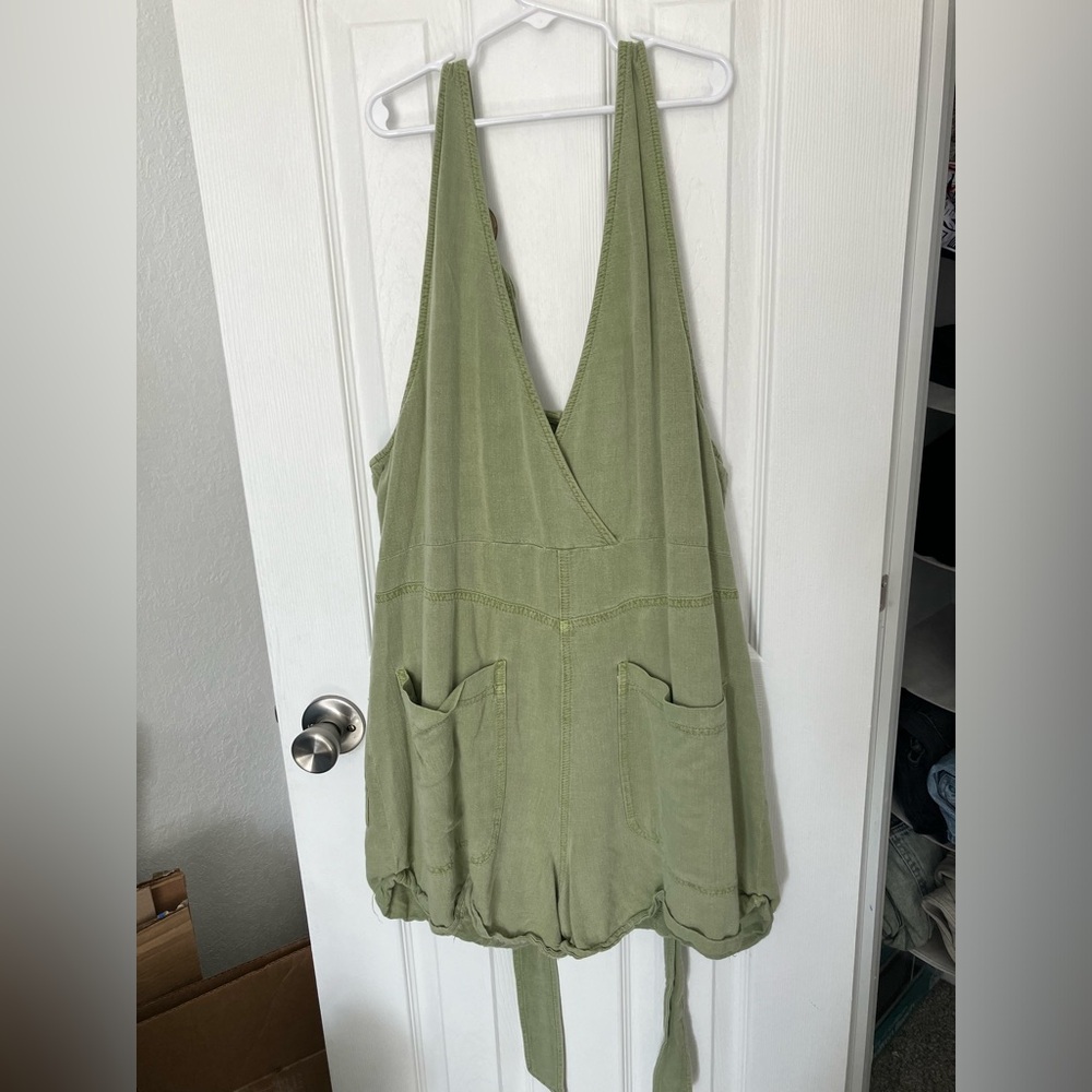 Free People Memphis romper overall shortalls - Picture 5 of 14